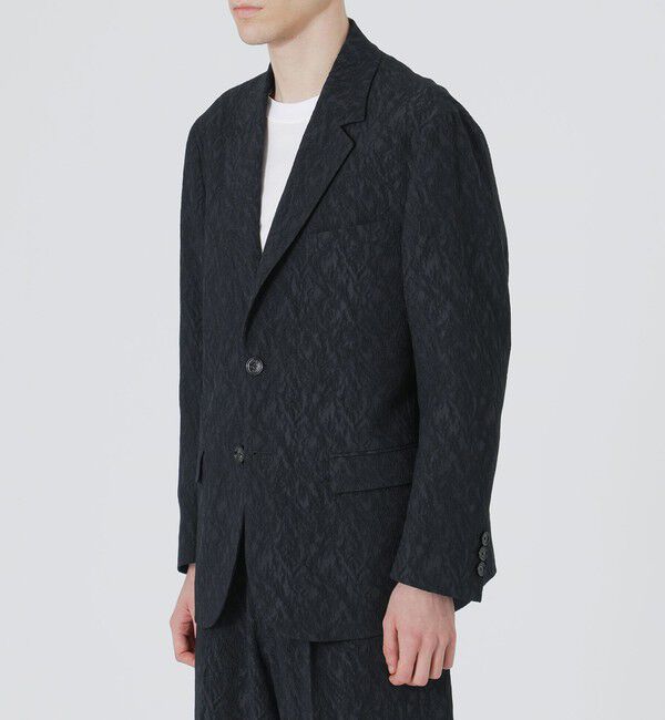  「クラックジャカードジャケット」|テーラードジャケット|