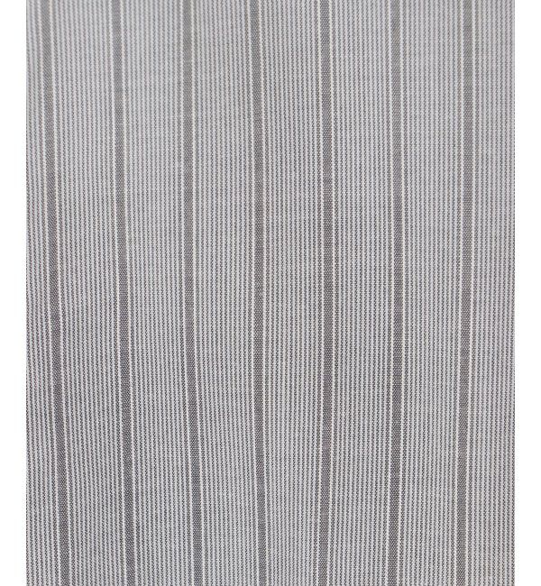 ikka「ヒヤットストライプバンドカラーシャツ」|シャツ・ブラウス|