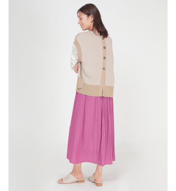 ikka「カッセンプリーツスカート」|スカート|