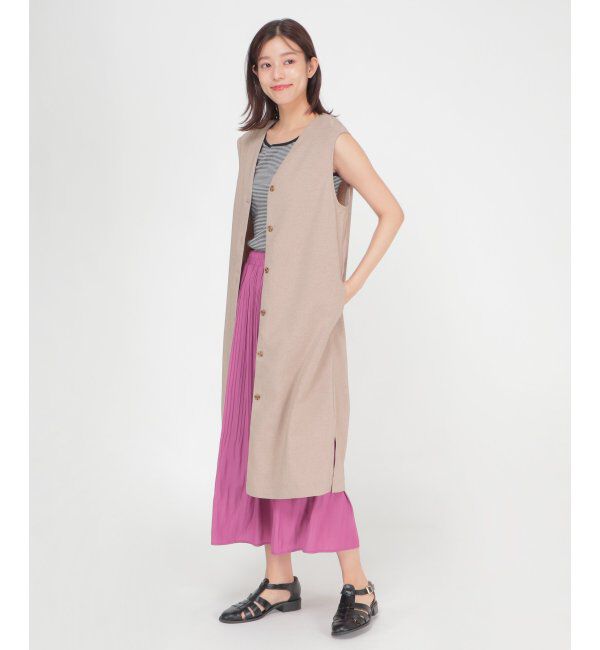 ikka「カッセンプリーツスカート」|スカート|