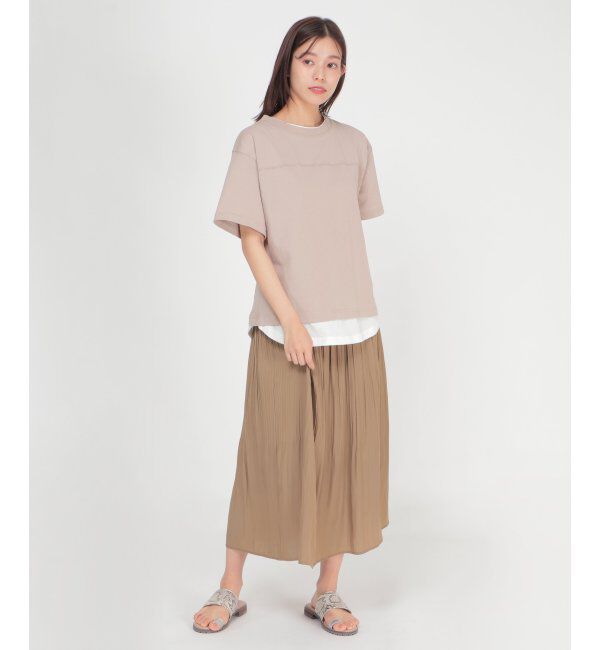 ikka「カッセンプリーツスカート」|スカート|