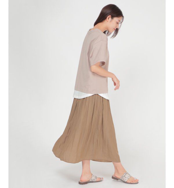 ikka「カッセンプリーツスカート」|スカート|