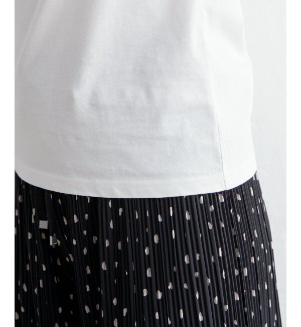 ikka「【接触冷感／UVカット】コットンUSA前後レースタンクトップ」|タンクトップ|