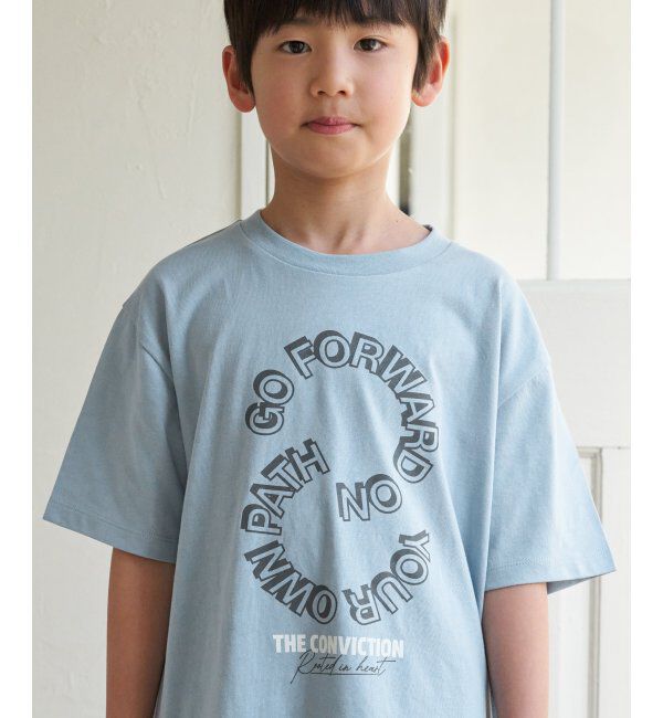 ikka kids「裾レイヤープリントアソートTシャツ（120~160cm）」|Tシャツ・カットソー|