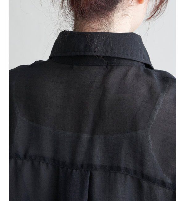 Lbc with Life「シアーボックスシルエットシャツ」|シャツ・ブラウス|