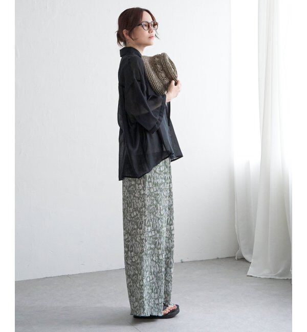 Lbc with Life「シアーボックスシルエットシャツ」|シャツ・ブラウス|