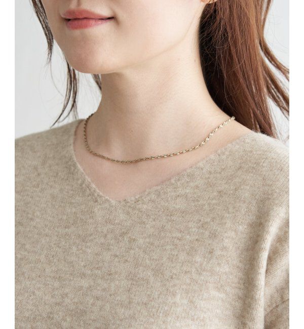 Lbc with Life「アンゴラ混Vネックニットプルオーバー」|カーディガン|