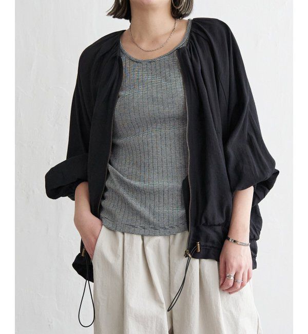 Lbc with Life「シアーヘムドロストブルゾン」|ブルゾン・スタジャン|