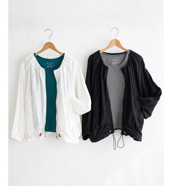 Lbc with Life「シアーヘムドロストブルゾン」|ブルゾン・スタジャン|