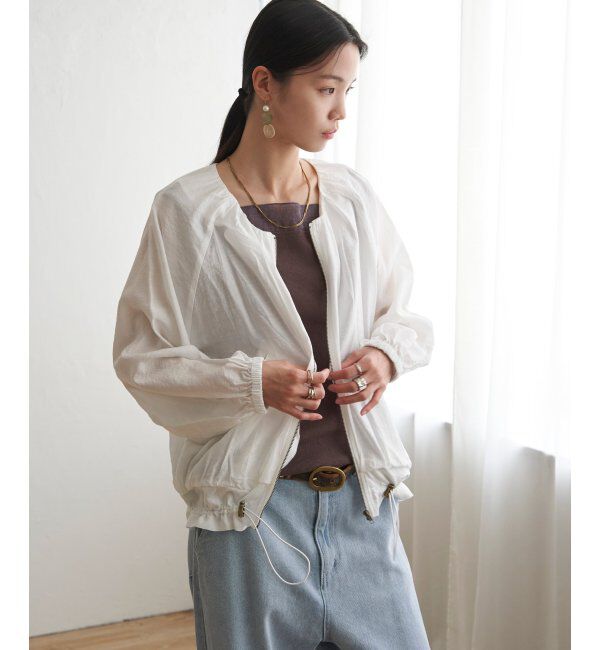 Lbc with Life「シアーヘムドロストブルゾン」|ブルゾン・スタジャン|