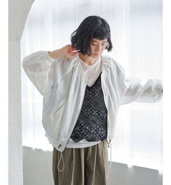 Lbc with Life「シアーヘムドロストブルゾン」|ブルゾン・スタジャン|