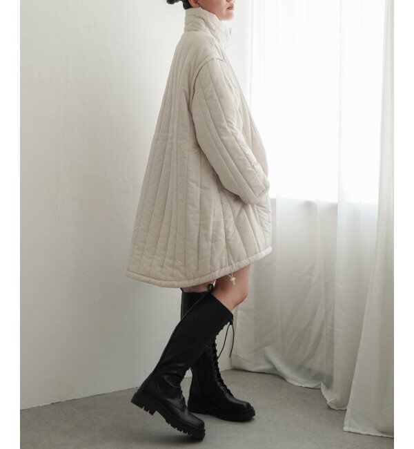 VENCE share style「袖取り外し縦キルト中綿コート」|その他|