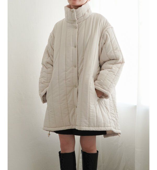 VENCE share style「袖取り外し縦キルト中綿コート」|その他|