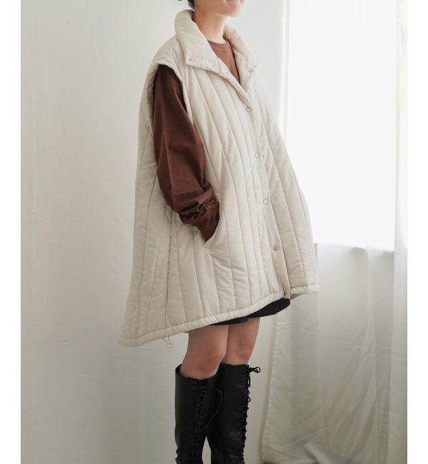 VENCE share style「袖取り外し縦キルト中綿コート」|その他|