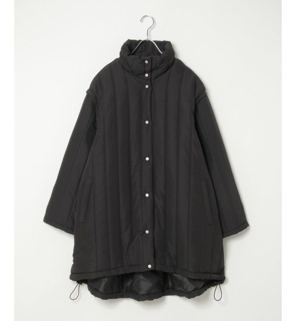 VENCE share style「袖取り外し縦キルト中綿コート」|その他|