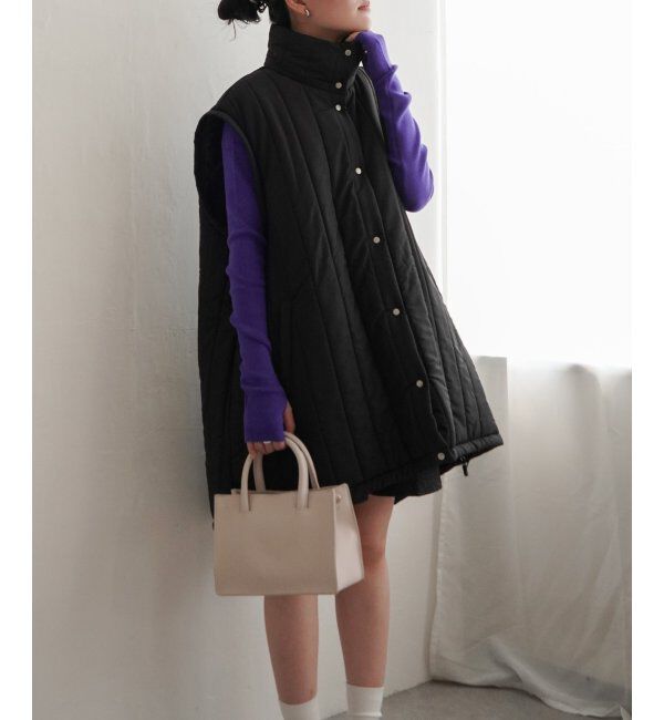 VENCE share style「袖取り外し縦キルト中綿コート」|その他|