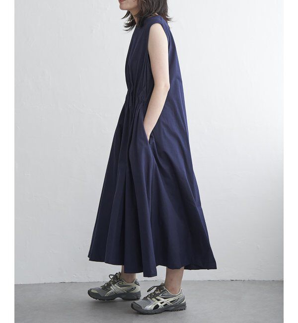 VENCE share style「ウエストタックノースリーブワンピース」|ワンピース|