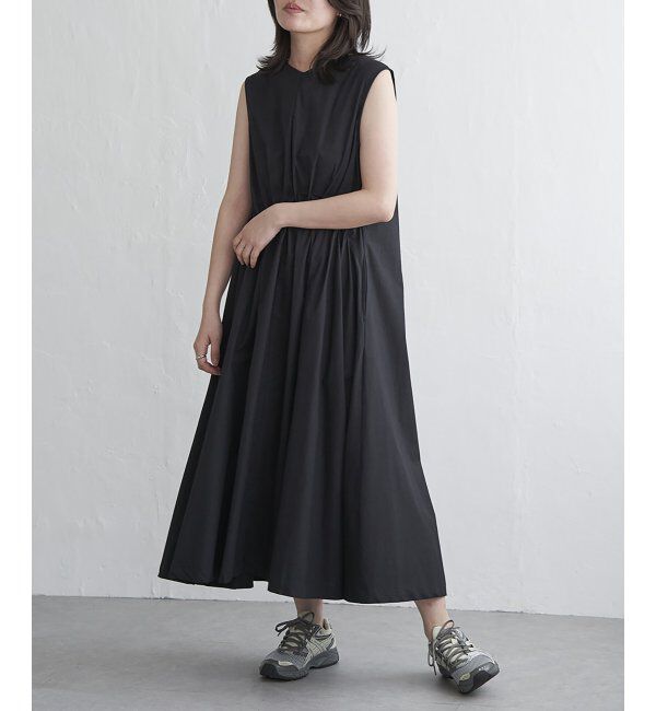 VENCE share style「ウエストタックノースリーブワンピース」|ワンピース|