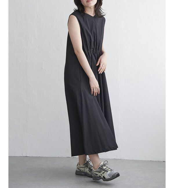 VENCE share style「ウエストタックノースリーブワンピース」|ワンピース|