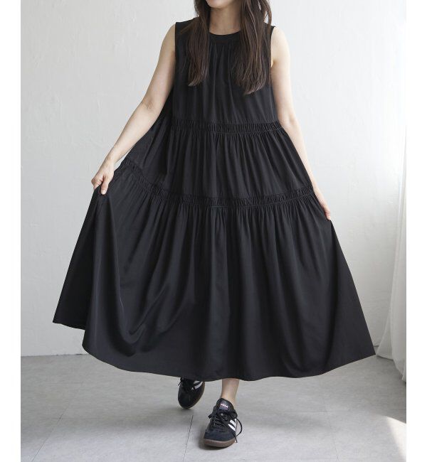 VENCE share style「バックリボンティアードワンピース」|ワンピース|
