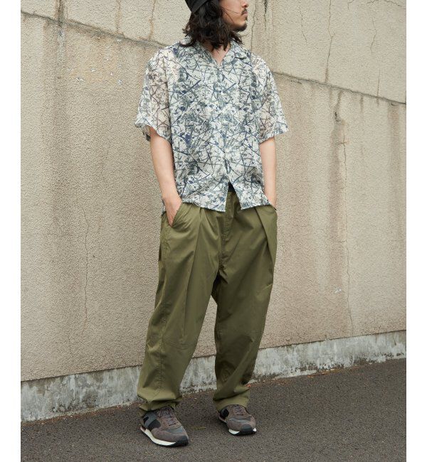 VENCE share style「メッシュ総柄半袖シャツ」|シャツ・ブラウス|