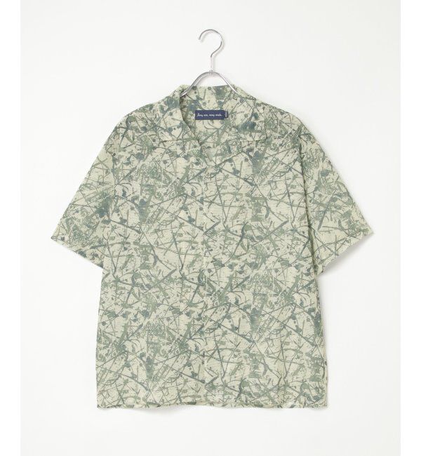 VENCE share style「メッシュ総柄半袖シャツ」|シャツ・ブラウス|