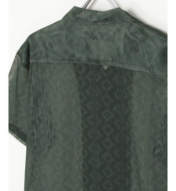 VENCE share style「メッシュ総柄半袖シャツ」|シャツ・ブラウス|