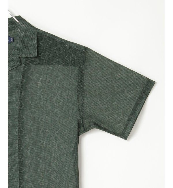 VENCE share style「メッシュ総柄半袖シャツ」|シャツ・ブラウス|