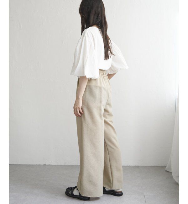 VENCE share style「天竺袖ナイロンバルーンプルオーバー」|Tシャツ・カットソー|