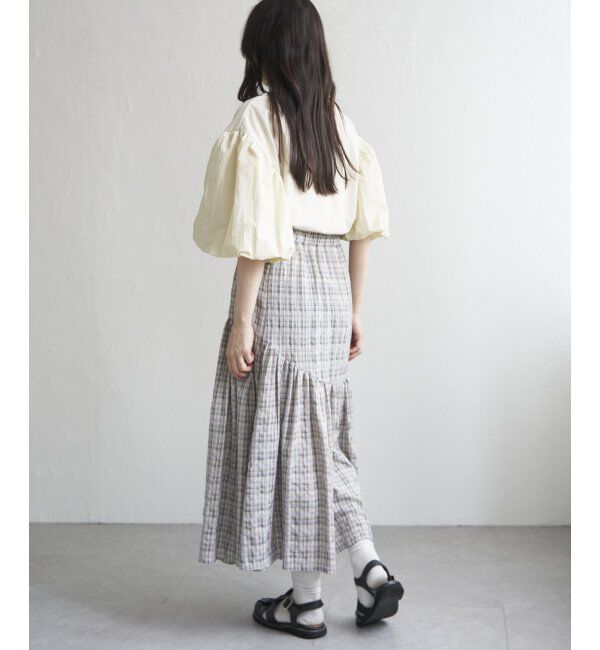 VENCE share style「天竺袖ナイロンバルーンプルオーバー」|Tシャツ・カットソー|