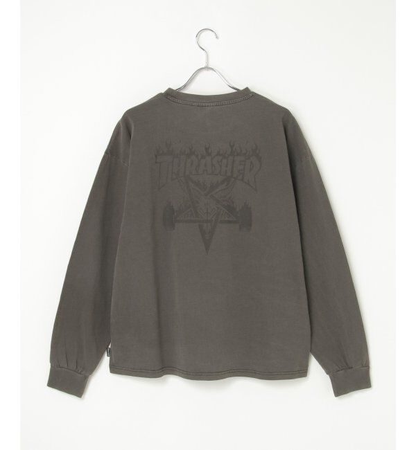 VENCE share style「THRASHER スラッシャー ピグメントプリントロンT」|Tシャツ・カットソー|
