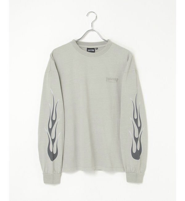 VENCE share style「THRASHER スラッシャー ピグメントロンT」|Tシャツ・カットソー|グレー