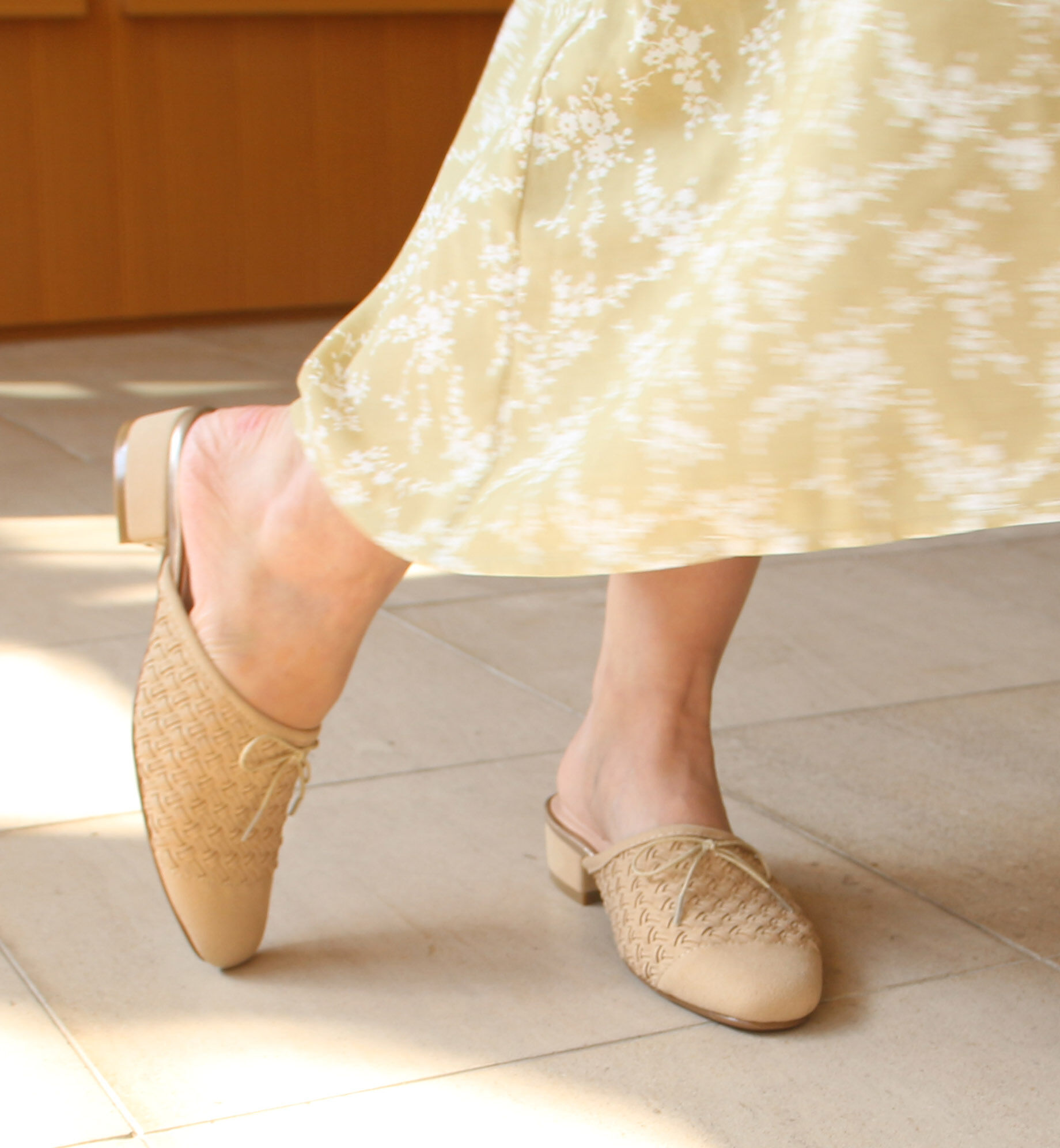 Bridget Birkin「【Bridget Birkin】メッシュ編みバブーシュ」|サンダル|BGS