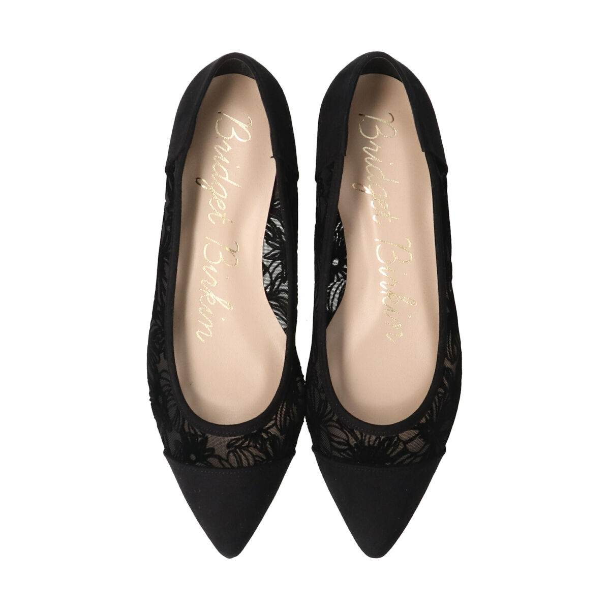 Bridget Birkin「【Bridget Birkin】レースポインテッドフラットシューズ」|パンプス|