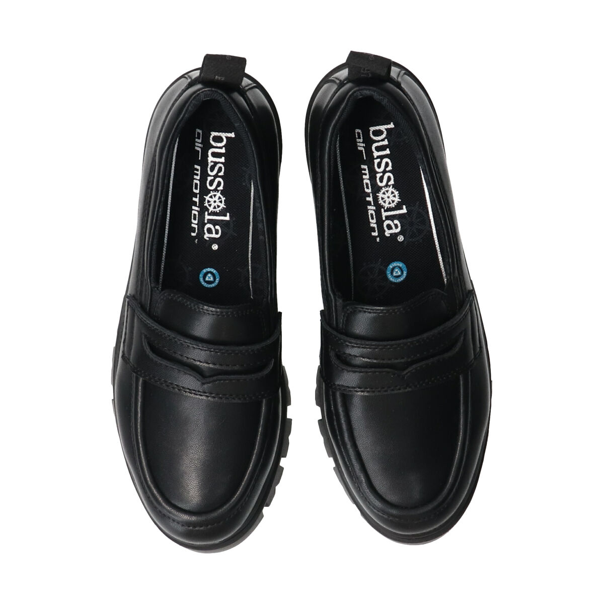 IMPORT SELECT「【bussola】撥水厚底デザインソールローファー」|ローファー|