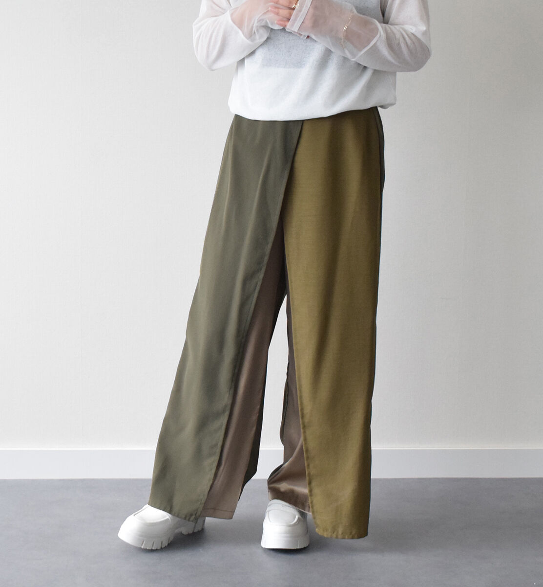 IMPORT SELECT「【bussola】撥水厚底デザインソールローファー」|ローファー|