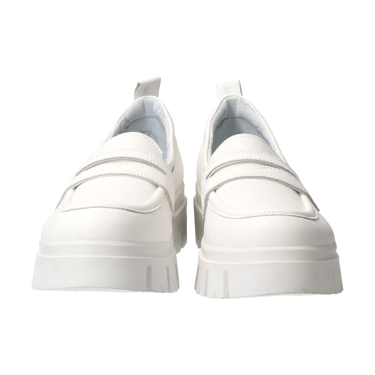 IMPORT SELECT「【bussola】撥水厚底デザインソールローファー」|ローファー|