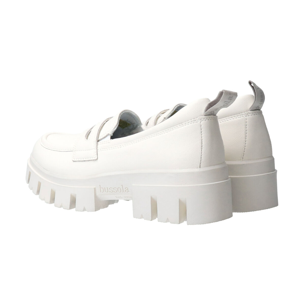 IMPORT SELECT「【bussola】撥水厚底デザインソールローファー」|ローファー|