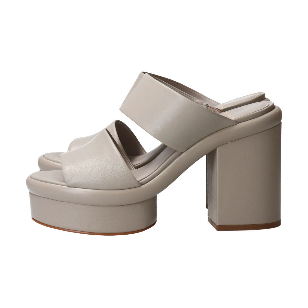 IMPORT SELECT「【CARRANO】厚底チャンキーヒールミュールサンダル」|サンダル|