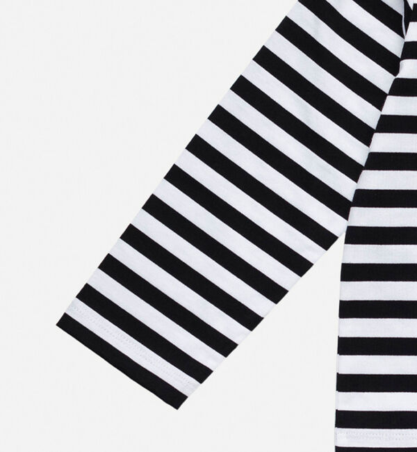 Marimekko「【kids】Paja Tasaraita Unikko Ⅰ カットソー」|Tシャツ・カットソー|