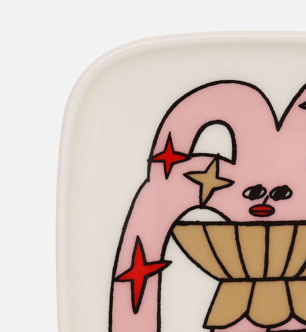 Marimekko「【一部店舗・オンラインストア限定】Aureate Glow プレートセット 10&times;10cm」|その他|