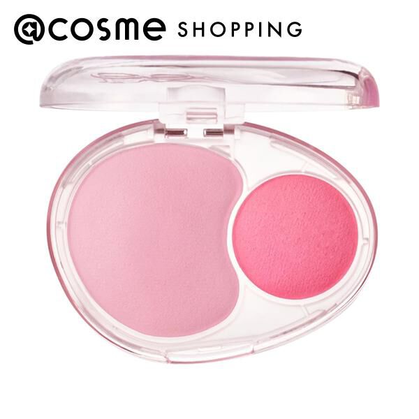  「fwee(フィー) デュアルチークメロウ PK01 ラブミーハイキー (7.2g)」|チーク|その他