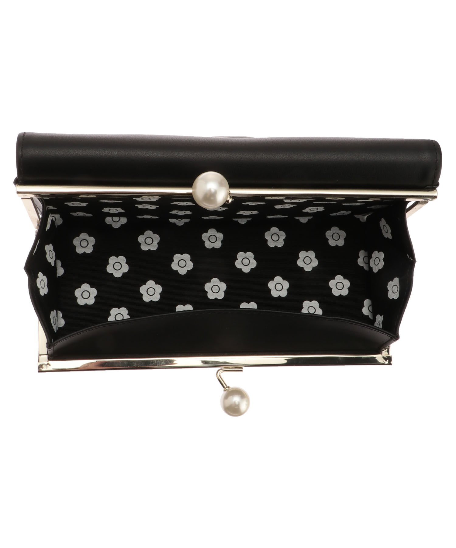 MARY QUANT「エンボスデイジーパール パース」|財布|