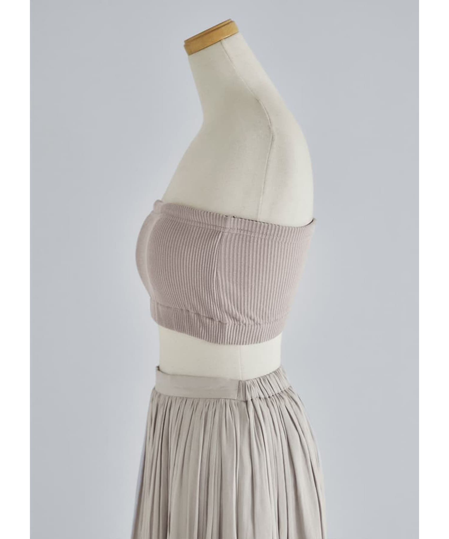 STYLE DELI「ホールドリブチューブトップ」|インナー|