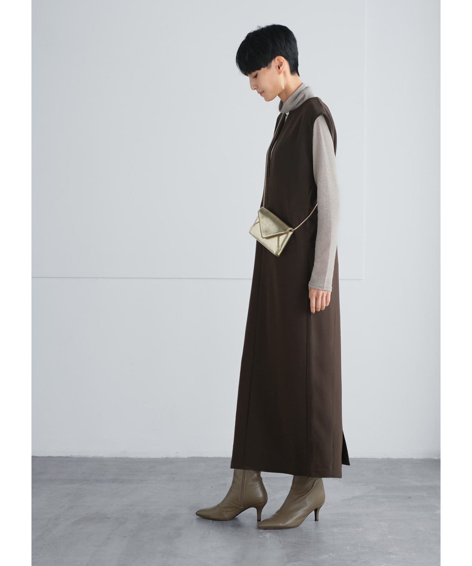 STYLE DELI「パールポイントジャンパースカート」|ジャンパースカート|