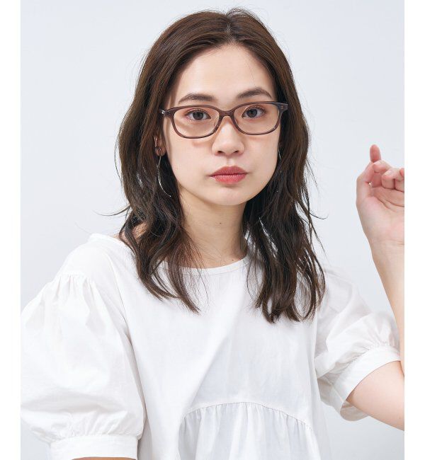  「スクエア型 メガネ きちんと感と上質感あふれるフレーム ｜Zoff｜BASIC STYLE   レンズ交換券付」|メガネ|