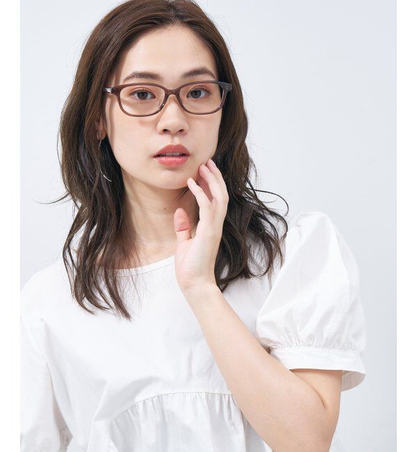 「スクエア型 メガネ きちんと感と上質感あふれるフレーム ｜Zoff｜BASIC STYLE   レンズ交換券付」|メガネ|