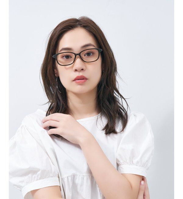  「スクエア型 メガネ きちんと感と上質感あふれるフレーム ｜Zoff｜BASIC STYLE   レンズ交換券付」|メガネ|