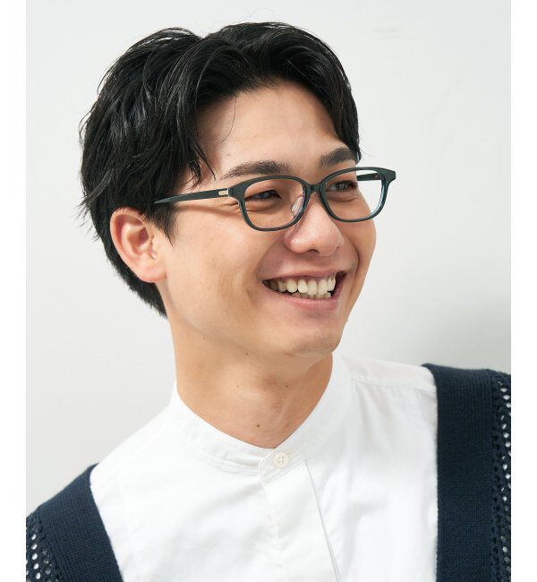  「スクエア型 メガネ きちんと感と上質感あふれるフレーム ｜Zoff｜BASIC STYLE   レンズ交換券付」|メガネ|