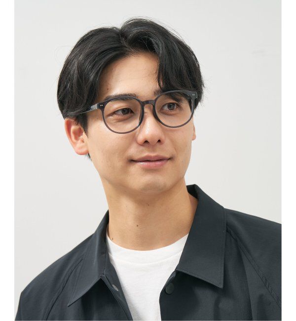  「ボストン型 メガネ│黒縁 プラスチックフレーム│レトロ｜ レンズ交換券付」|メガネ|